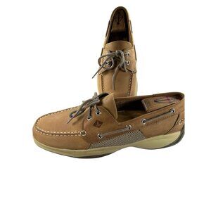 Sperry Top-Sider Billfish 3-Eye Boat Shoes Brown Casual - Men’s Size 10M NICE